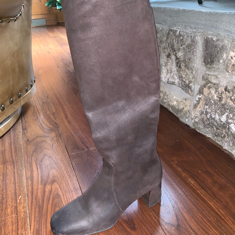 Prada High boots chocolate brown